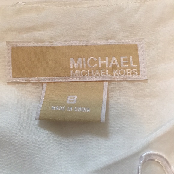 MICHAEL Michael Kors white embellished dress 8 - Picture 7 of 8